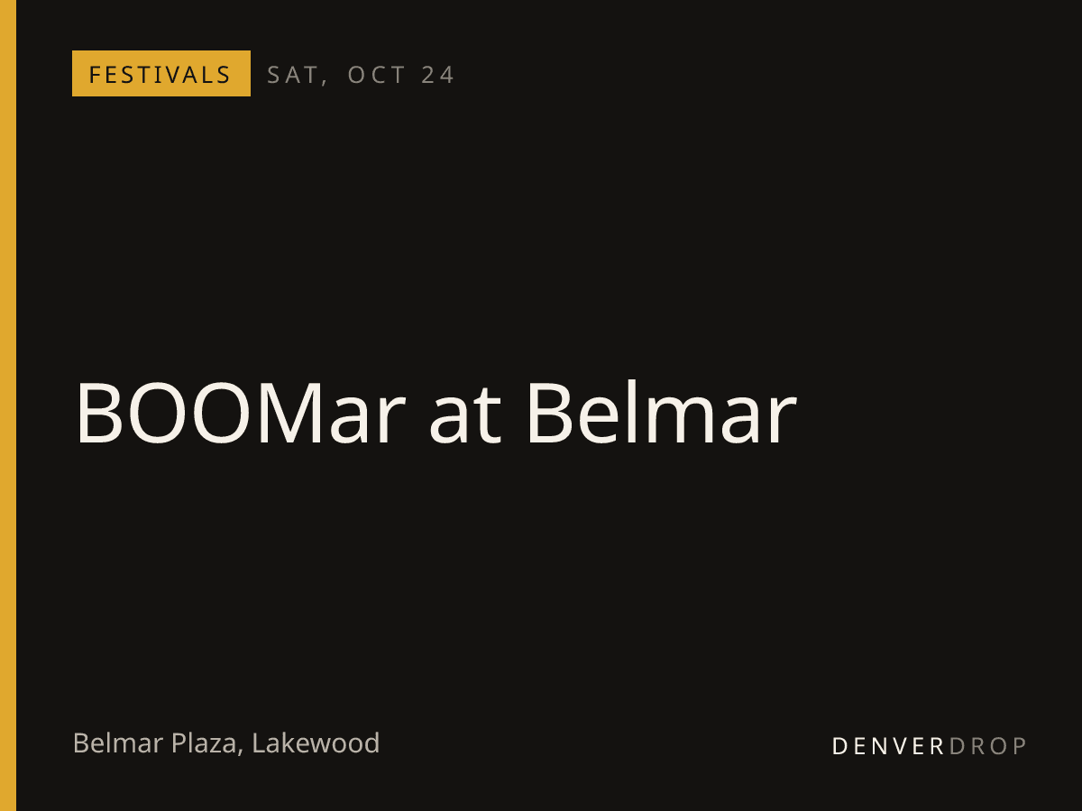 BOOMar at Belmar at Belmar Plaza