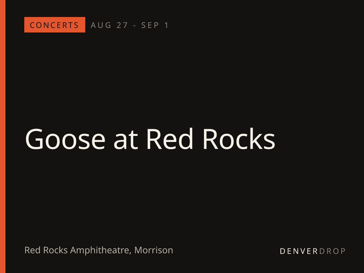 Goose at Red Rocks