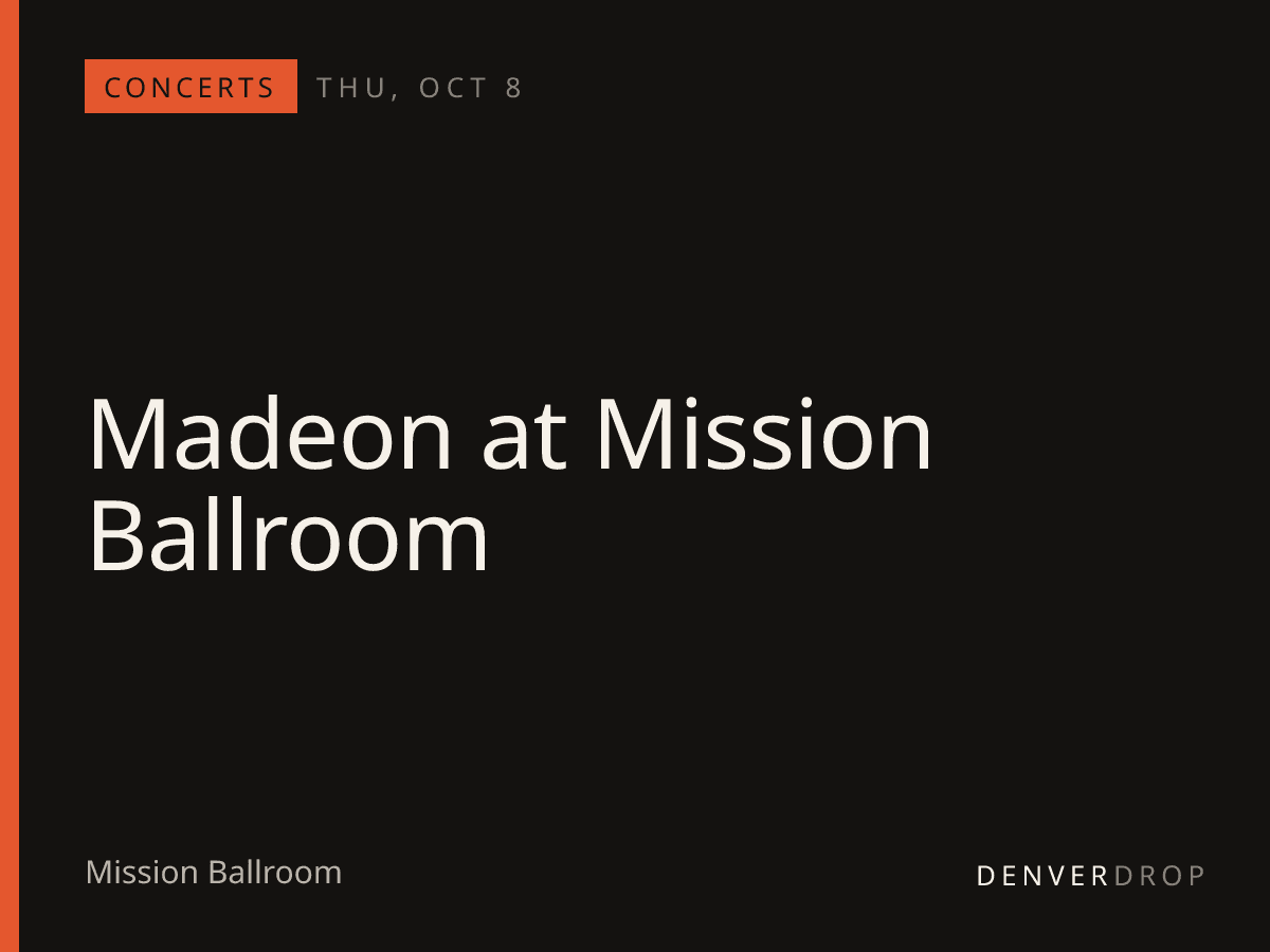 Madeon at Mission Ballroom at Mission Ballroom