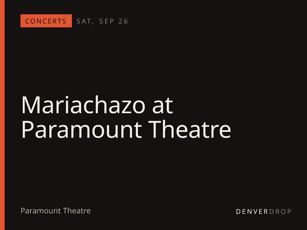 Mariachazo at Paramount Theatre at Paramount Theatre