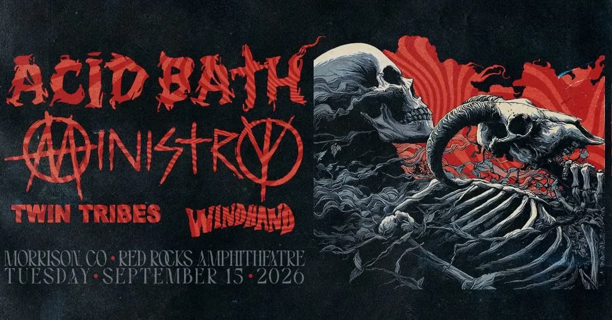 Acid Bath and Ministry at Red Rocks