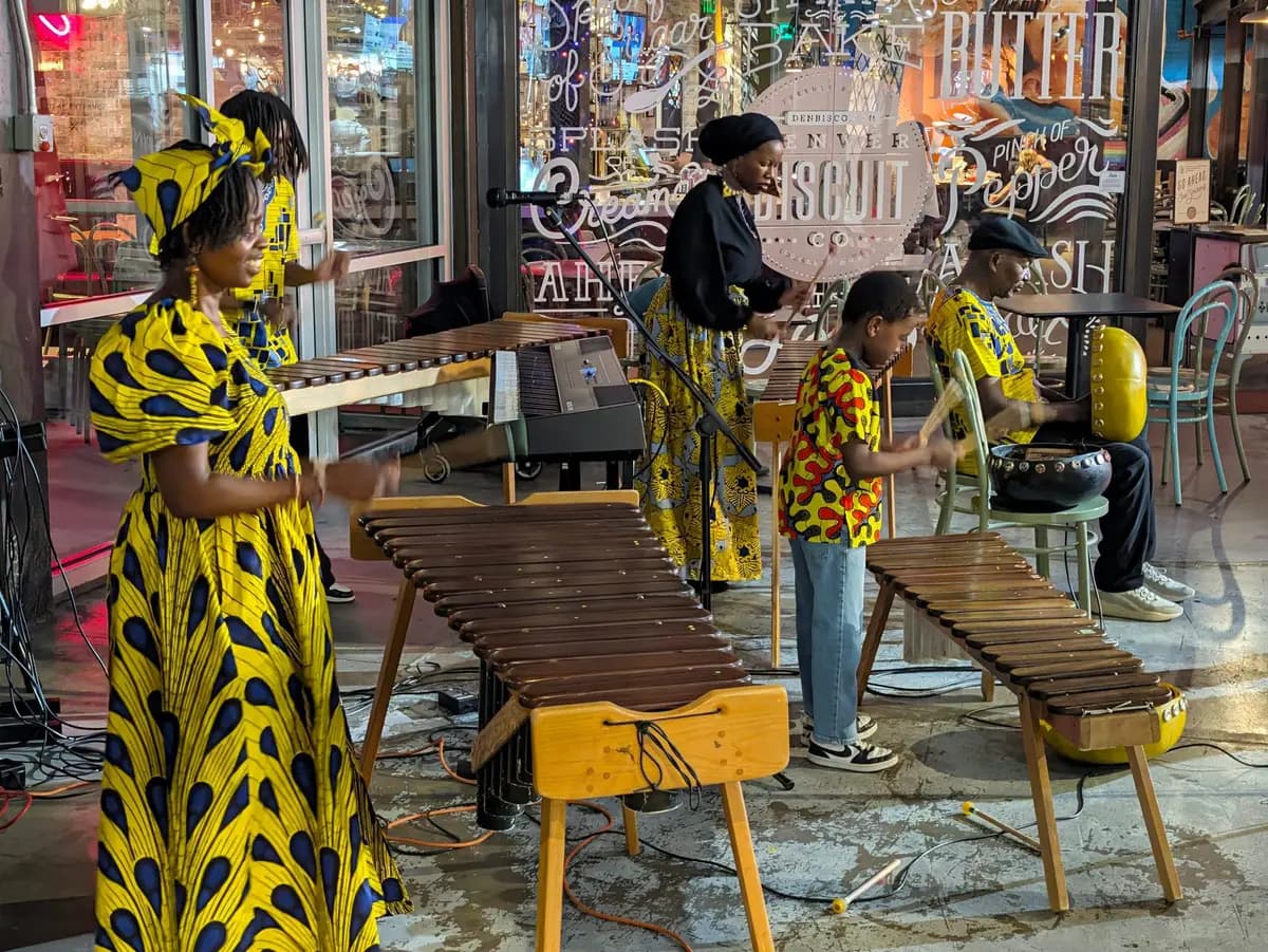 Chihera Family Band at Stanley Marketplace