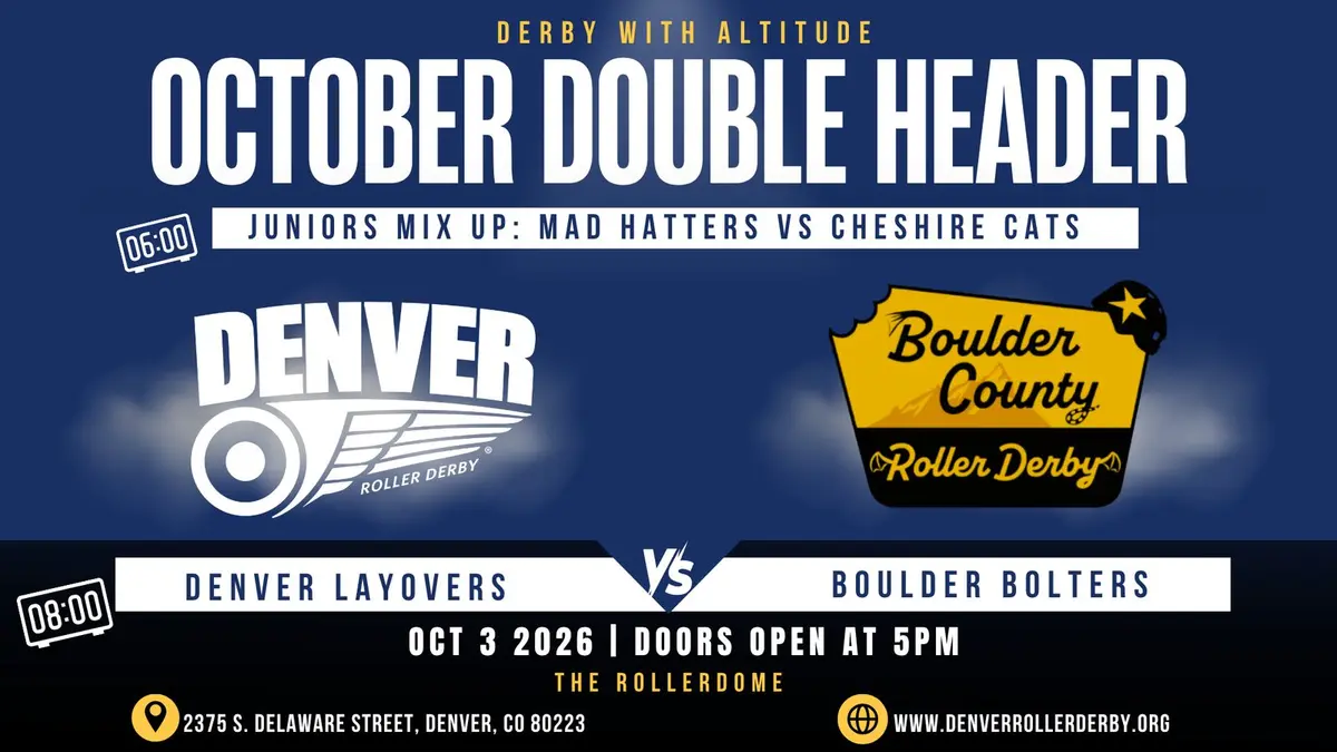 Denver Roller Derby October Doubleheader