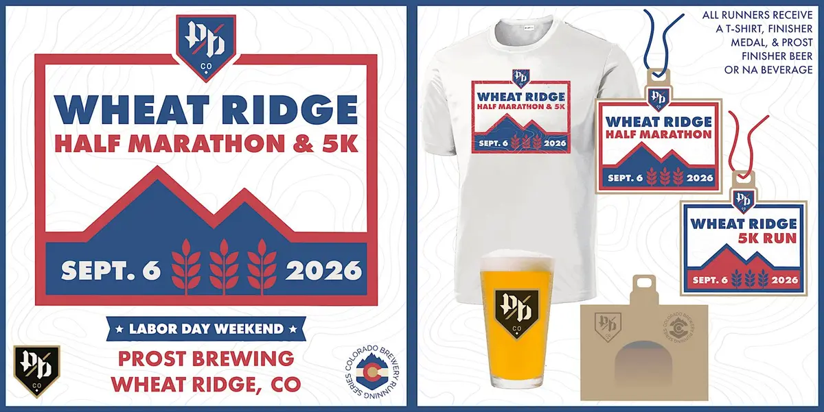 Wheat Ridge Half Marathon and 5k at Prost Brewing at Prost Brewing Wheat Ridge