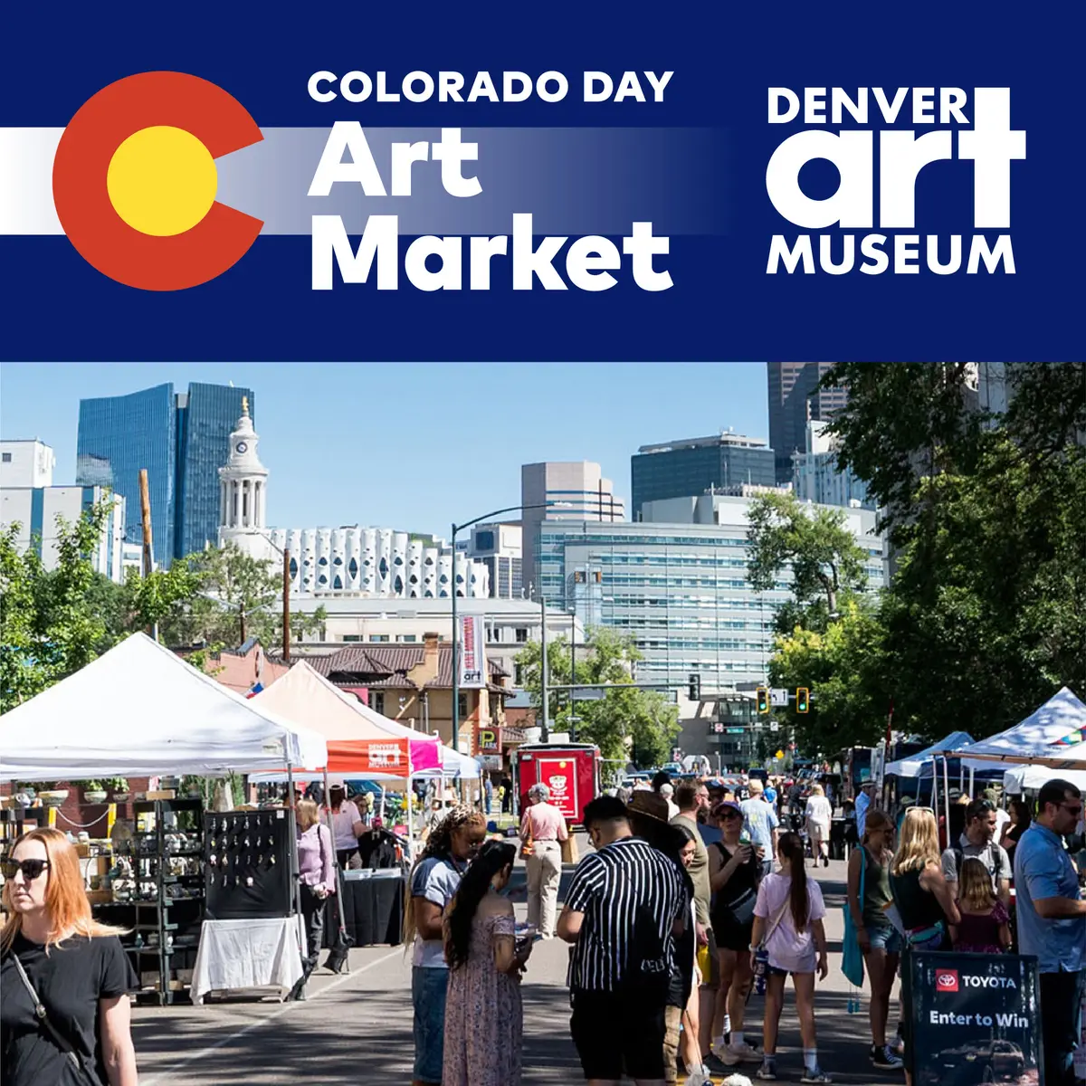 Denver Art Museum Colorado Day Art Market and Free Day