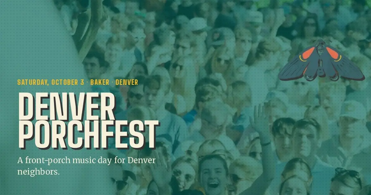 Denver PorchFest in Baker at Baker neighborhood (hub at Dailey Park)