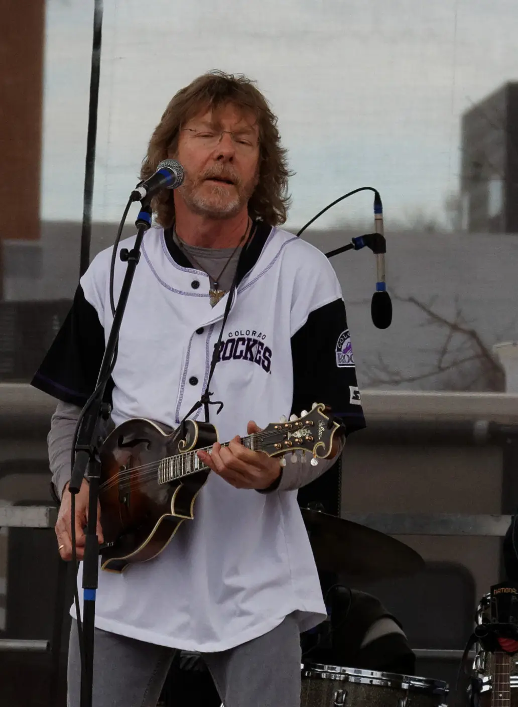 Sam Bush and Paul Hoffman at Denver Botanic Gardens