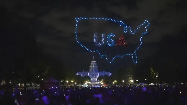 Indy Eve at Civic Center Park: Drone Show and Night Market