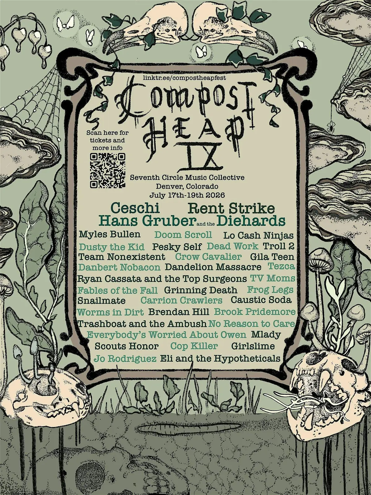 Compost Heap Fest IX at Seventh Circle Music Collective