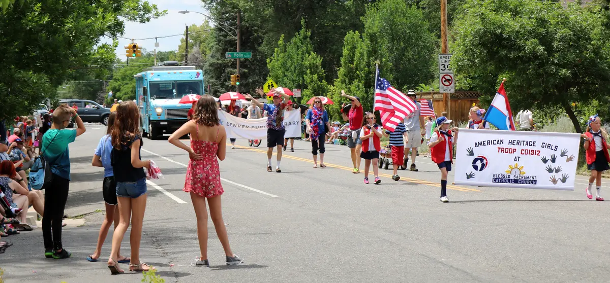 Park Hill Fourth of July Parade at 23rd Avenue, Dexter to Krameria